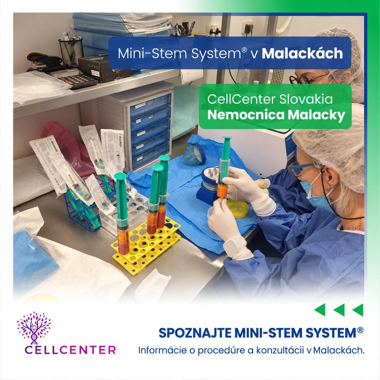 CellCenter Malacky – Mini-Stem System – október 2026